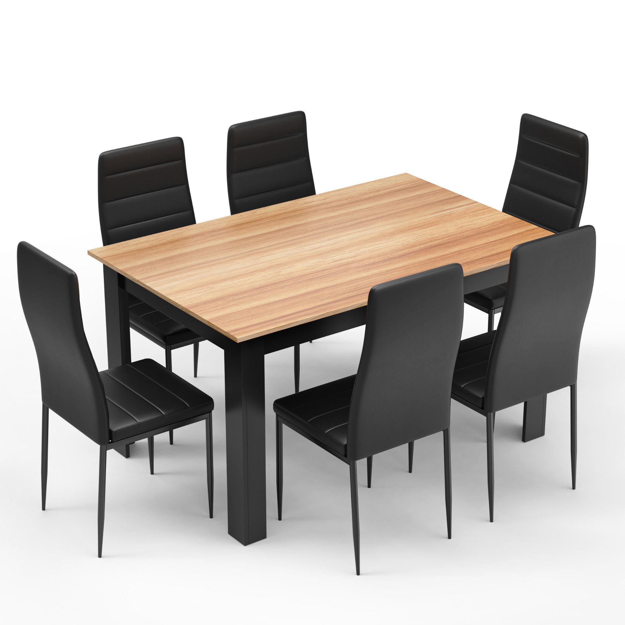 Essgruppe Esszimmergruppe (Set, 7-tlg)