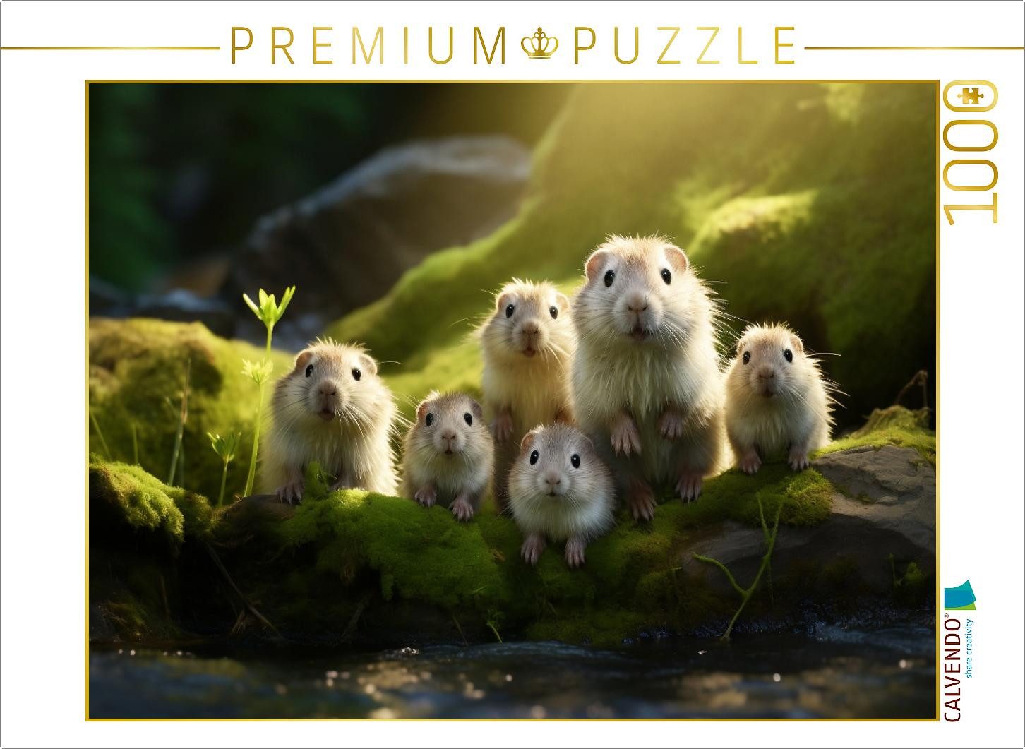 Puzzle CALVENDO Puzzle Ein Motiv aus dem Kalender "Nach Art der Lemminge", 1