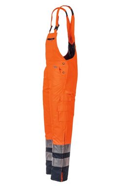 Planam Arbeitslatzhose Winterlatzhose Warnschutz orange/marine Größe XL (1-tlg)