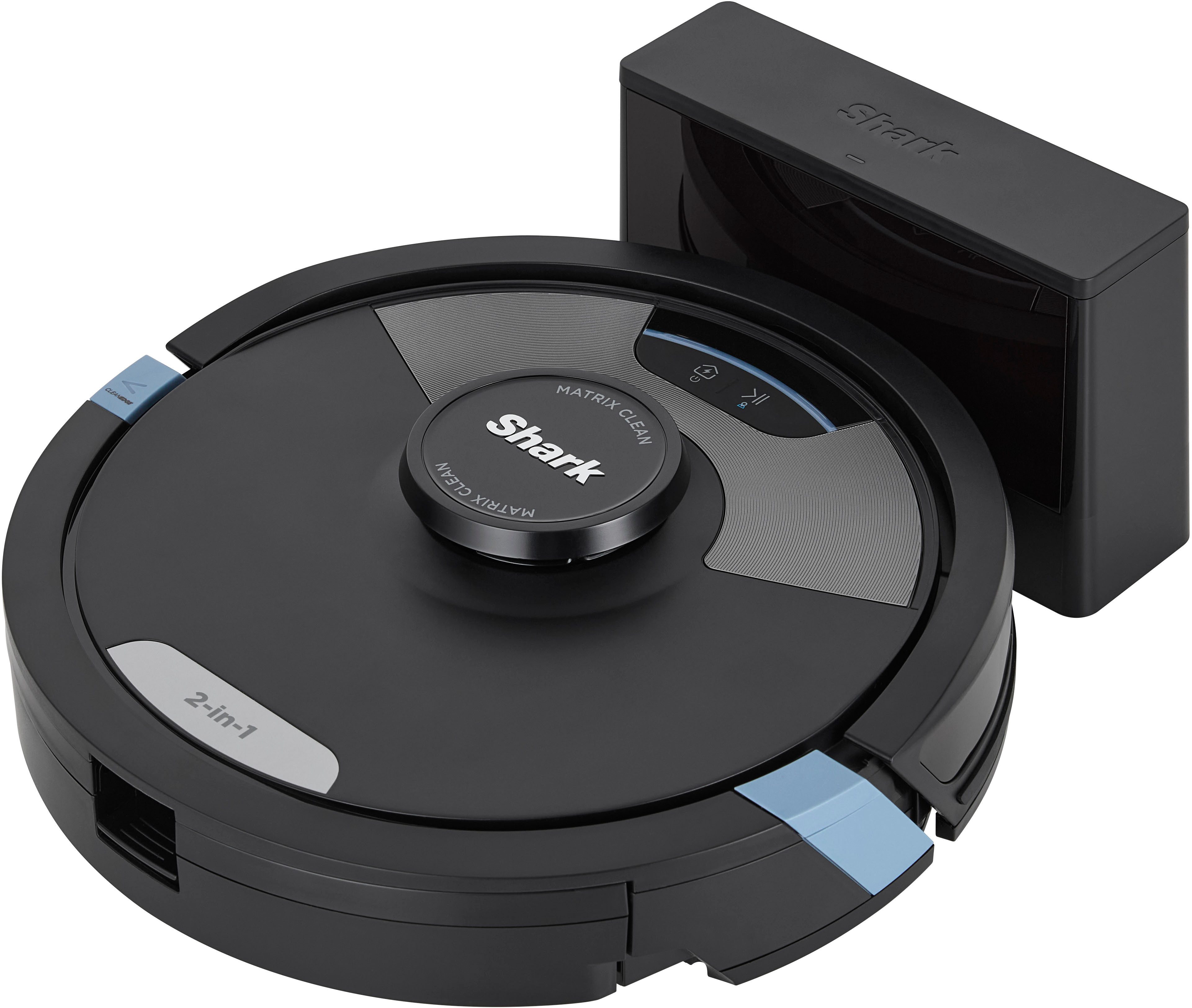 Shark Nass-Trocken-Saugroboter RV2620WDEU mit Wischfunktion, 650 W, Matrix Plus 2-in-1 Wischen & Saugen
