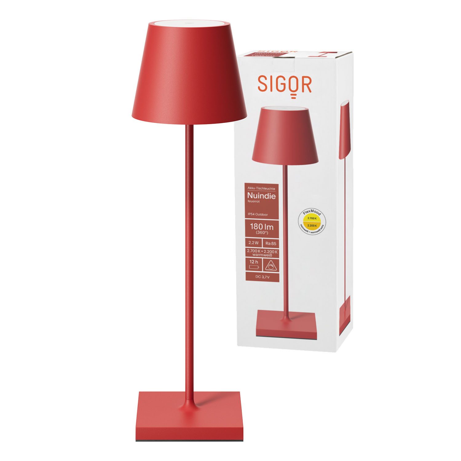 SIGOR LED Tischleuchte Akku-Tischleuchte, Dimmbar, LED günstig online kaufen