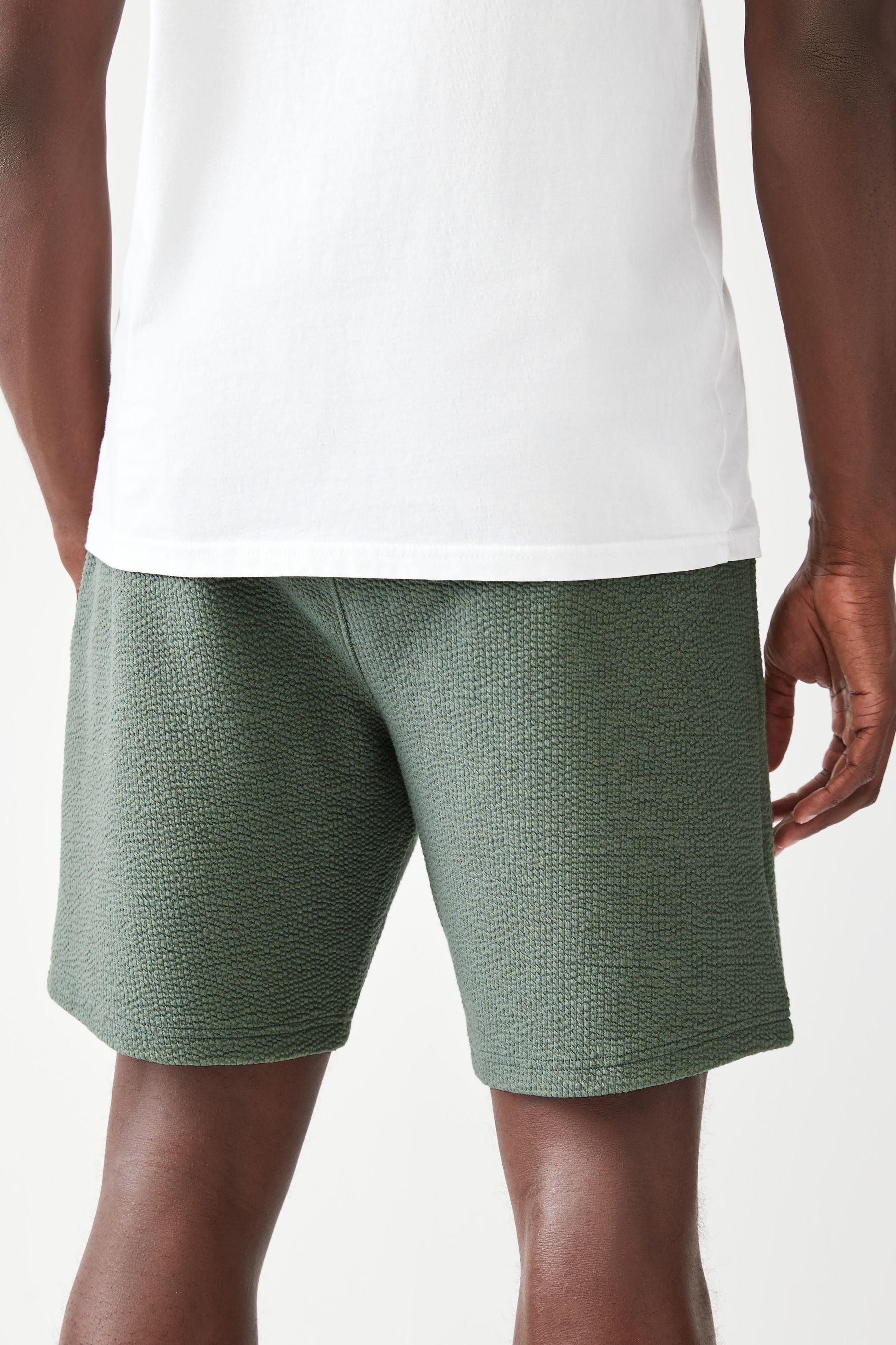 Next Sweatshorts Jersey-Shorts aus Seersucker (1-tlg) günstig online kaufen