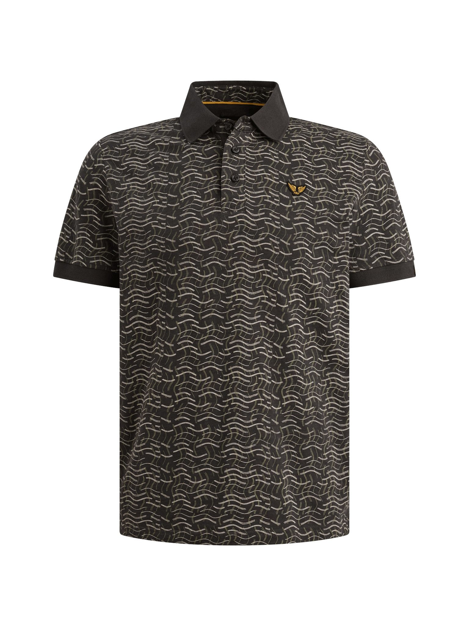 PME LEGEND Poloshirt Kleine Seitenschlitze am Saum