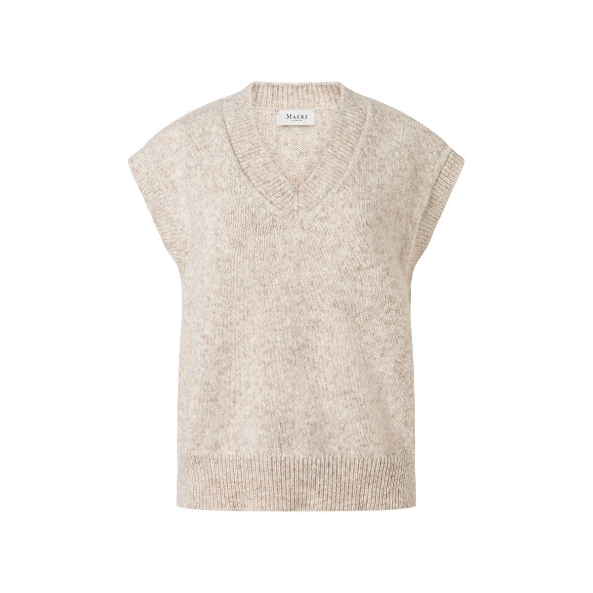 MAERZ Muenchen Pullunder 314400 Damen Feinstrick, Grobstrick, Ärmellos, Wollpullunder, Strickweste