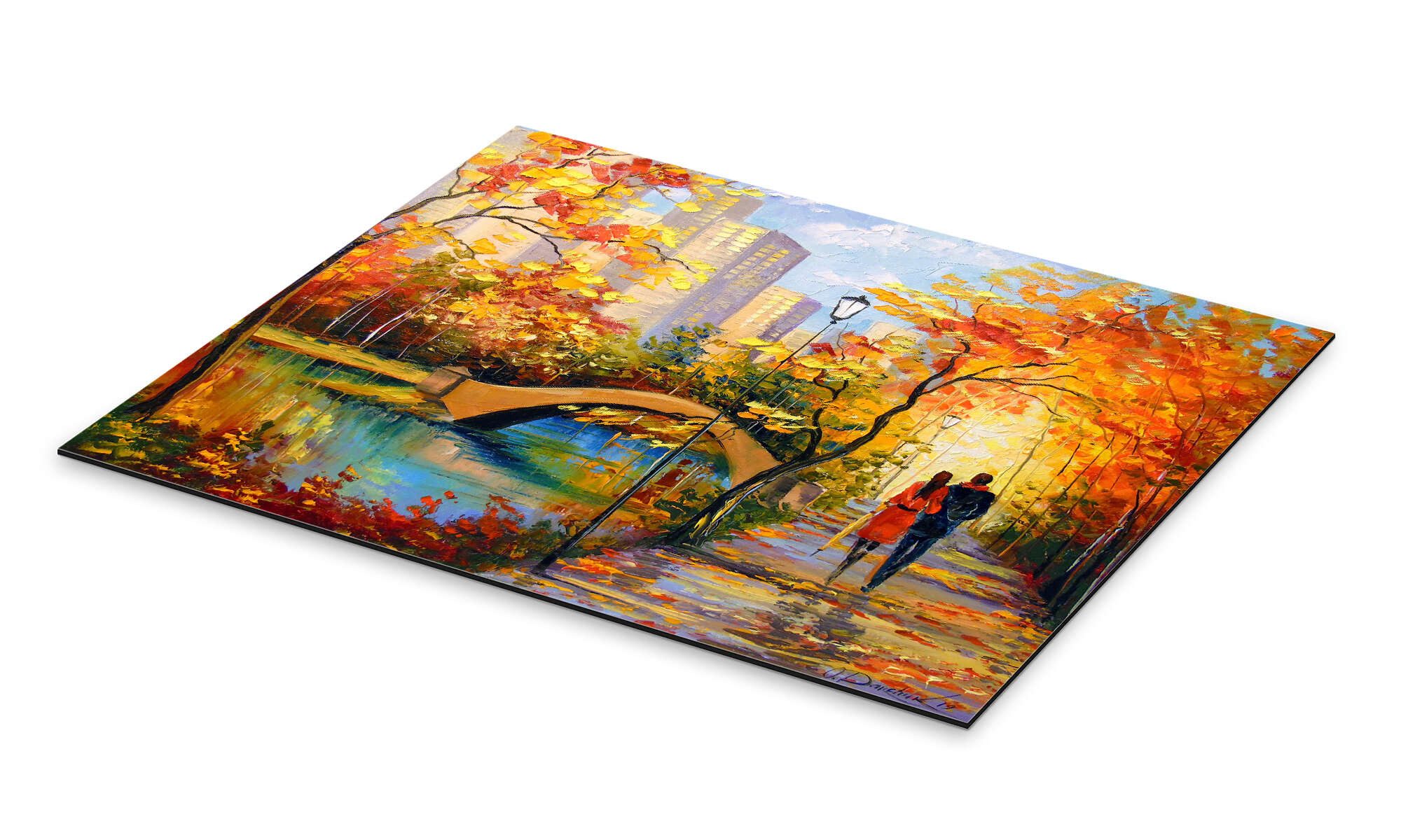 Posterlounge Poster Olha Darchuk, Herbst-Spaziergang in günstig online kaufen