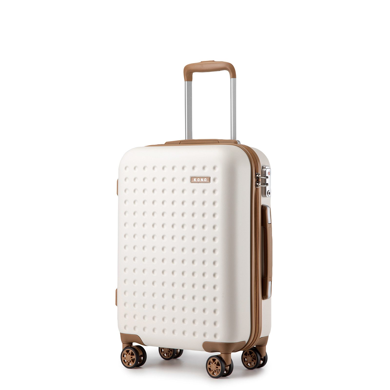 KONO Koffer Hartschalenkoffer Reisekoffer Trolleys 100% ABS Handgepäck Koffer
