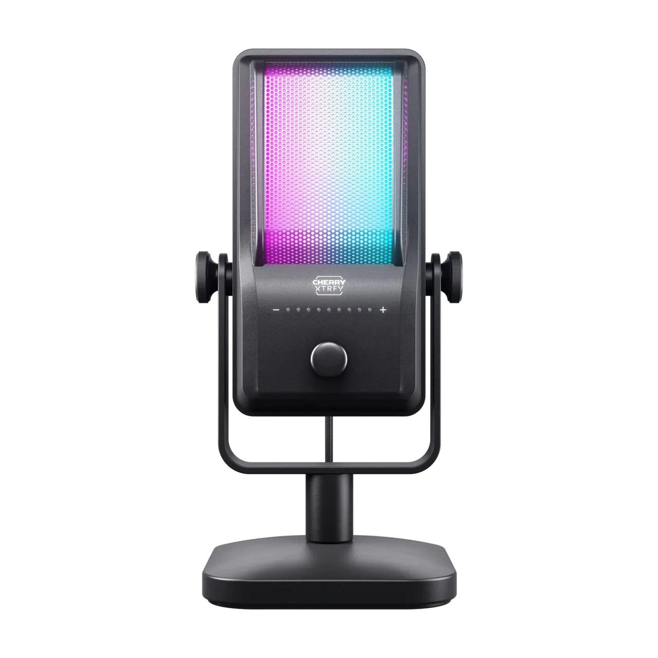Cherry Standmikrofon XTRFY NGALE R – Premium USB Mikrofon mit Retro-RGB