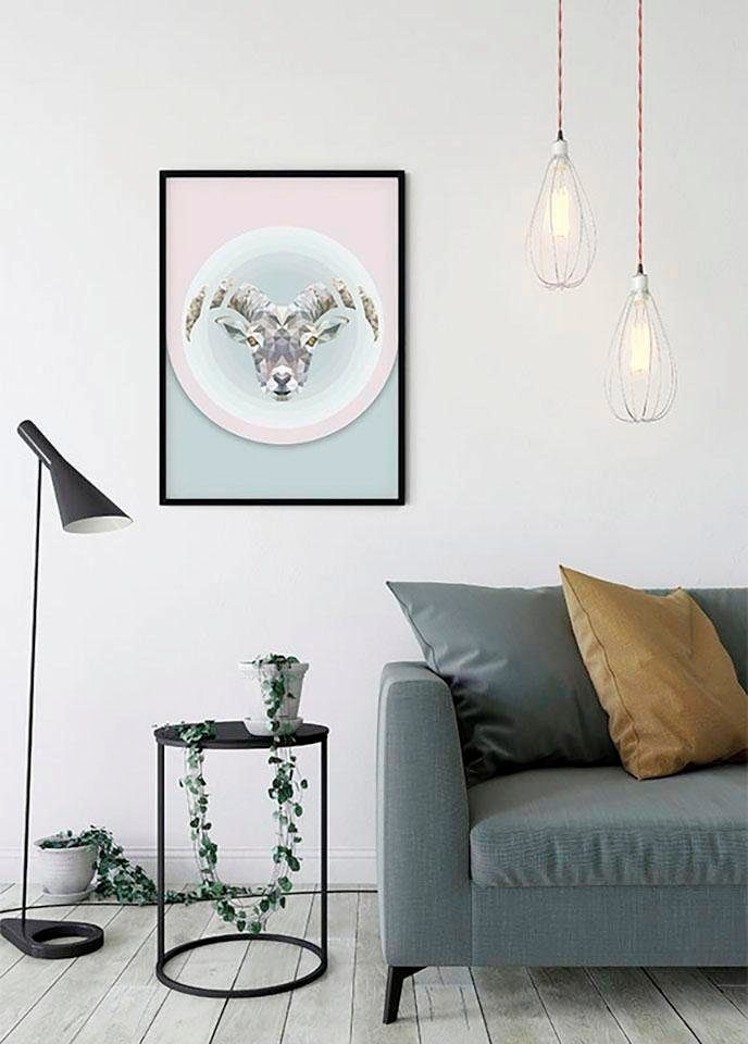 Poster Komar Schlafzimmer, Tiere St), Wohnzimmer Kinderzimmer, (1 Capricorn,