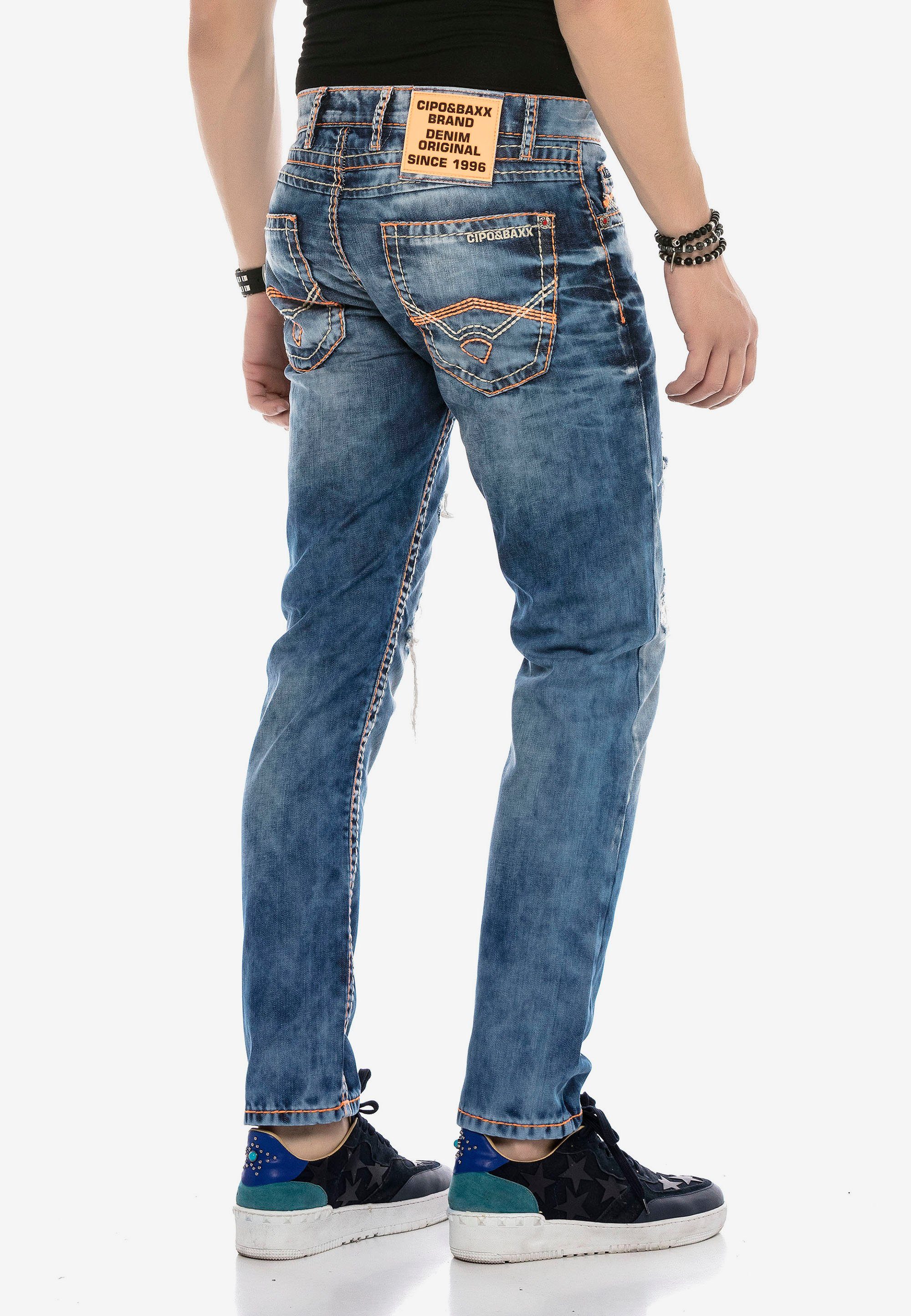 Cipo & Baxx Bequeme im Jeans Destroyed-Look