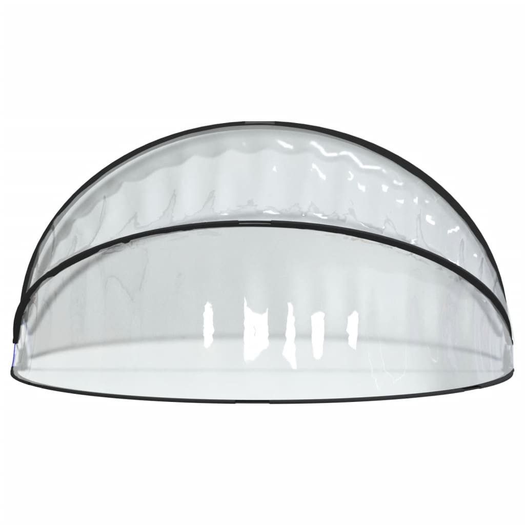 vidaXL Poolüberdachung, Pool-Kuppel Rund 315x158 cm PVC