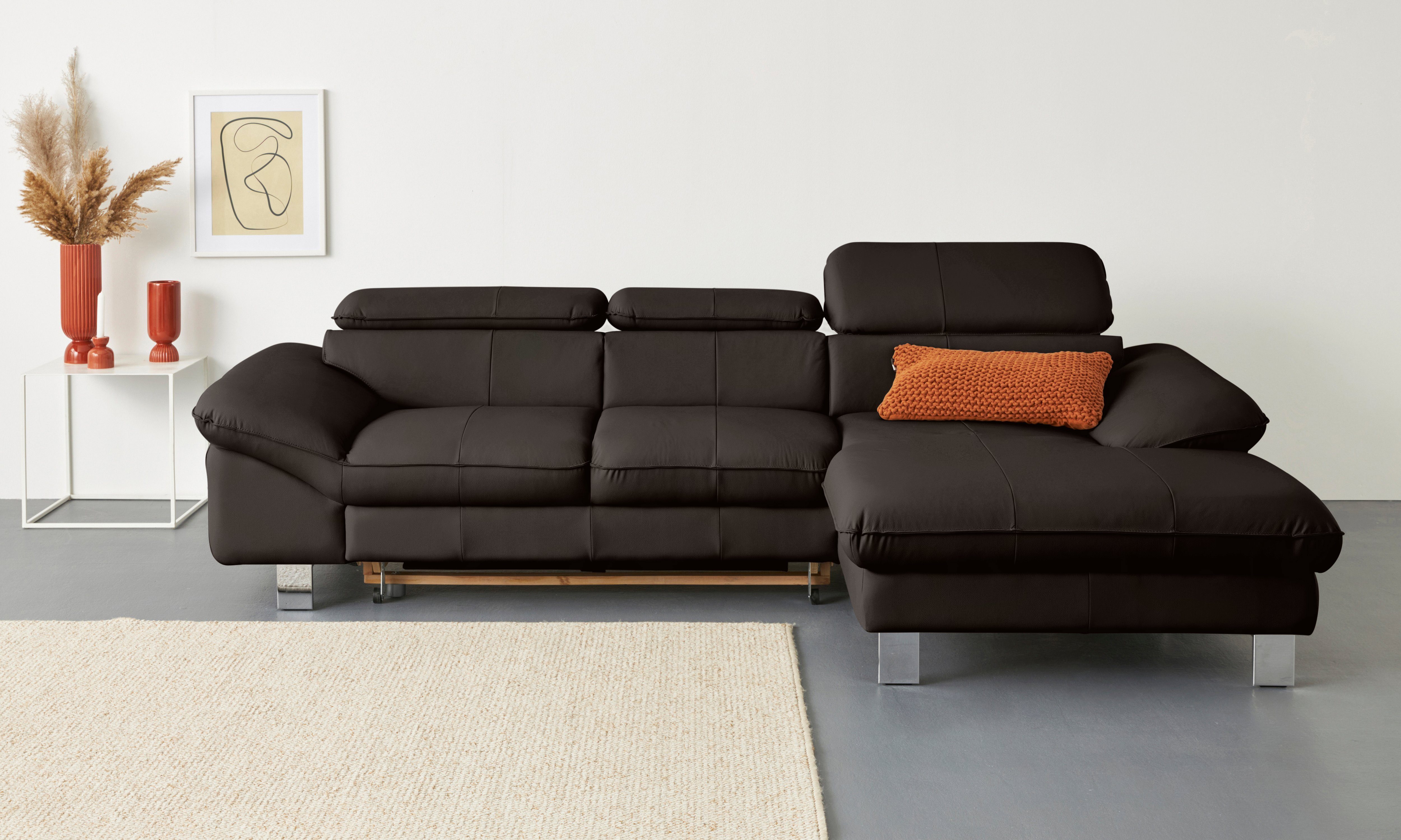 COTTA Ecksofa Driver L-Form, mit Kopfteilverstellung, günstig online kaufen