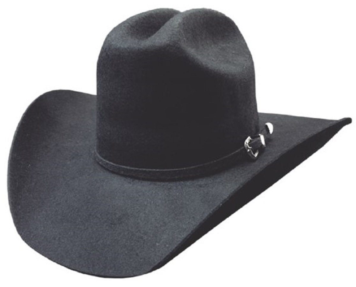 Schwarz im Herren Dallas Cowboyhut MON2 Style Cowboyhut Hats Cattleman 3X