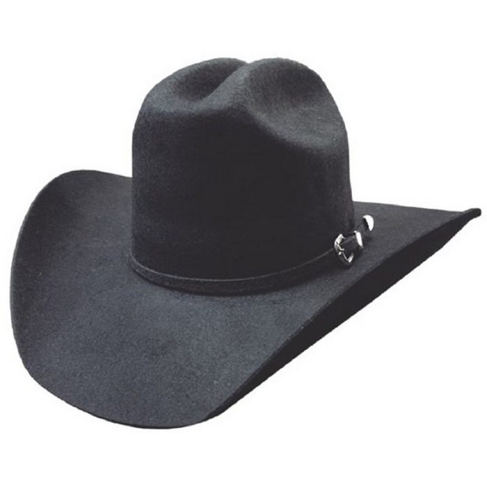 Dallas Hats Cowboyhut MON2 3X Schwarz Herren Cowboyhut im Cattleman Style PI10273