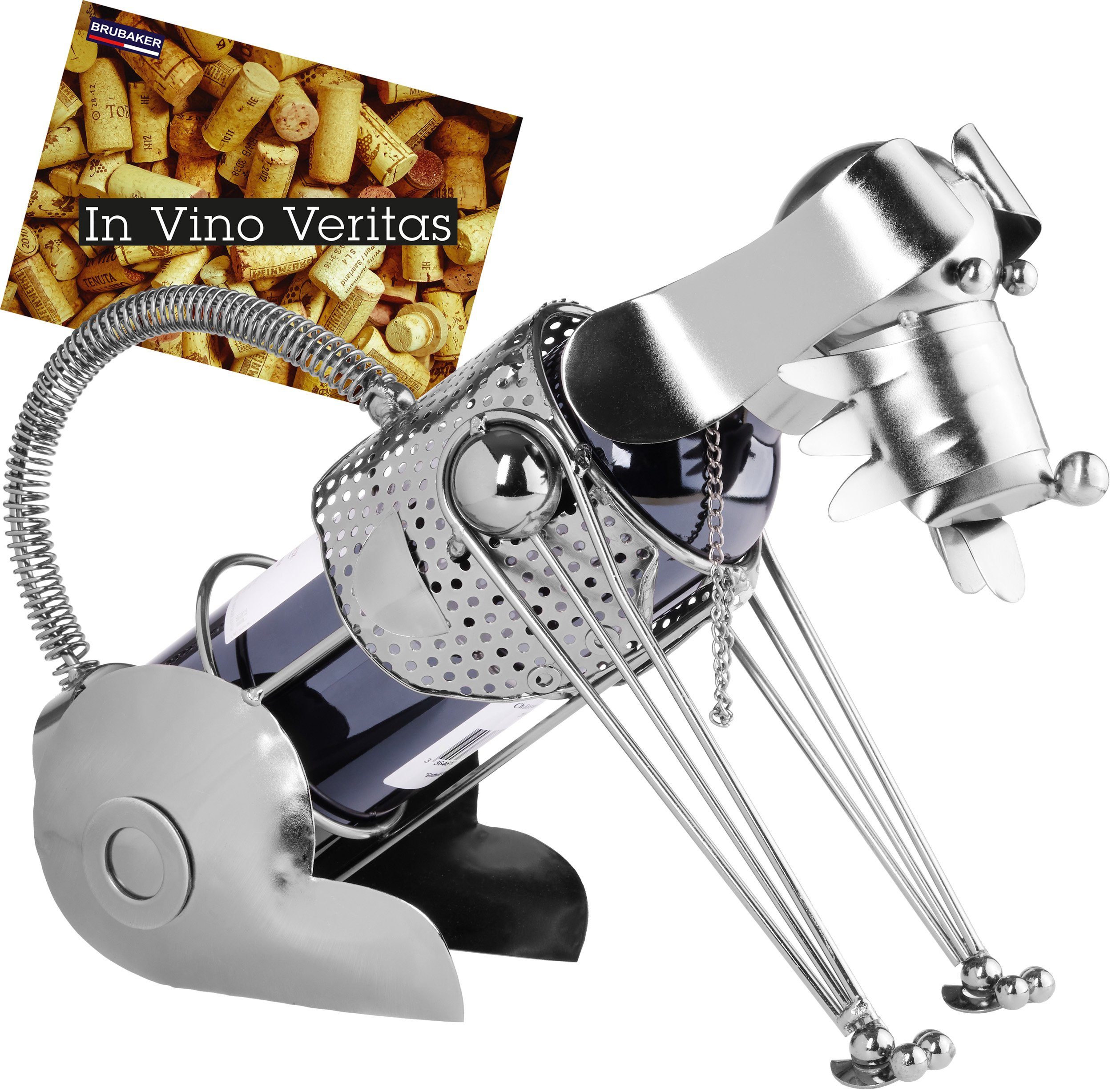 Weinflaschenhalter Hund Flaschenhalter Weinhalter