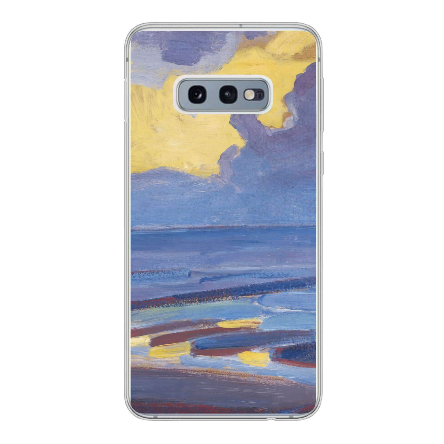 MuchoWow Handyhülle für Samsung Galaxy S10e Am Meer - Piet Mondrian, Phone Case, Silikon, Schutzhülle Dünn