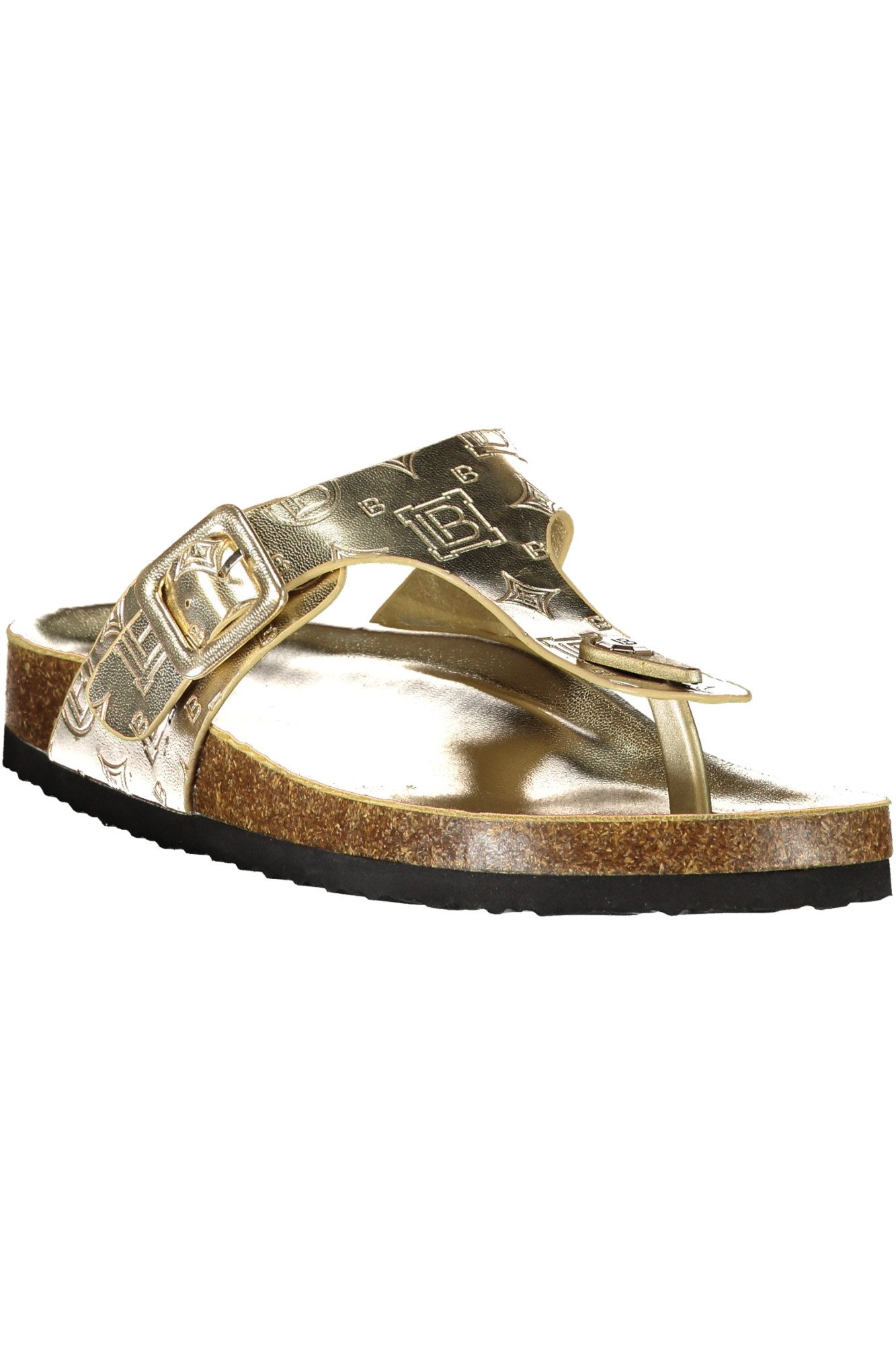Laura Biagiotti Badeschuh Goldene Damen-Pantolette: Stilvolle