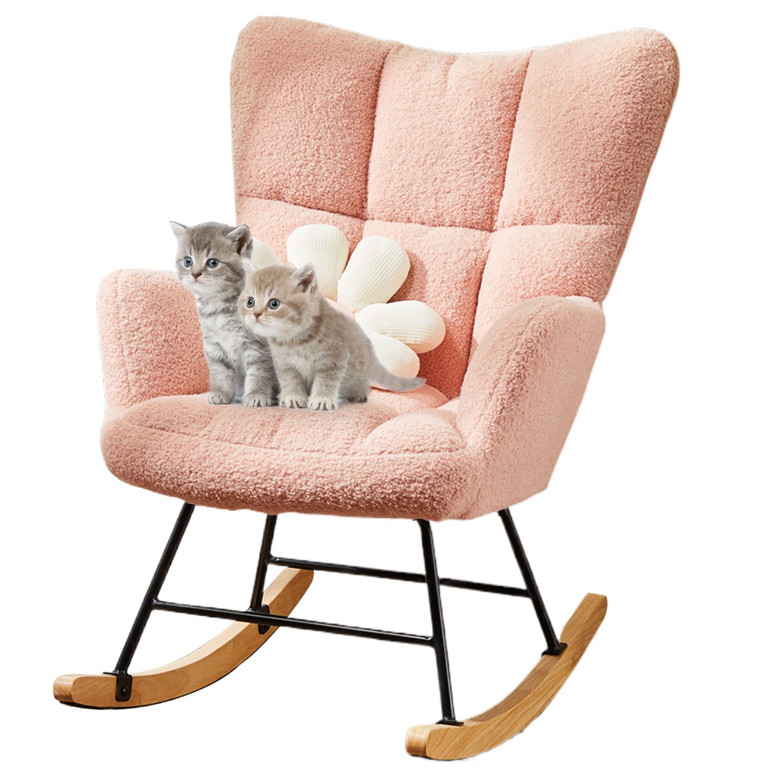 SURFOU Schaukelstuhl Schaukelsessel Rocking Chair Schwingsessel günstig online kaufen