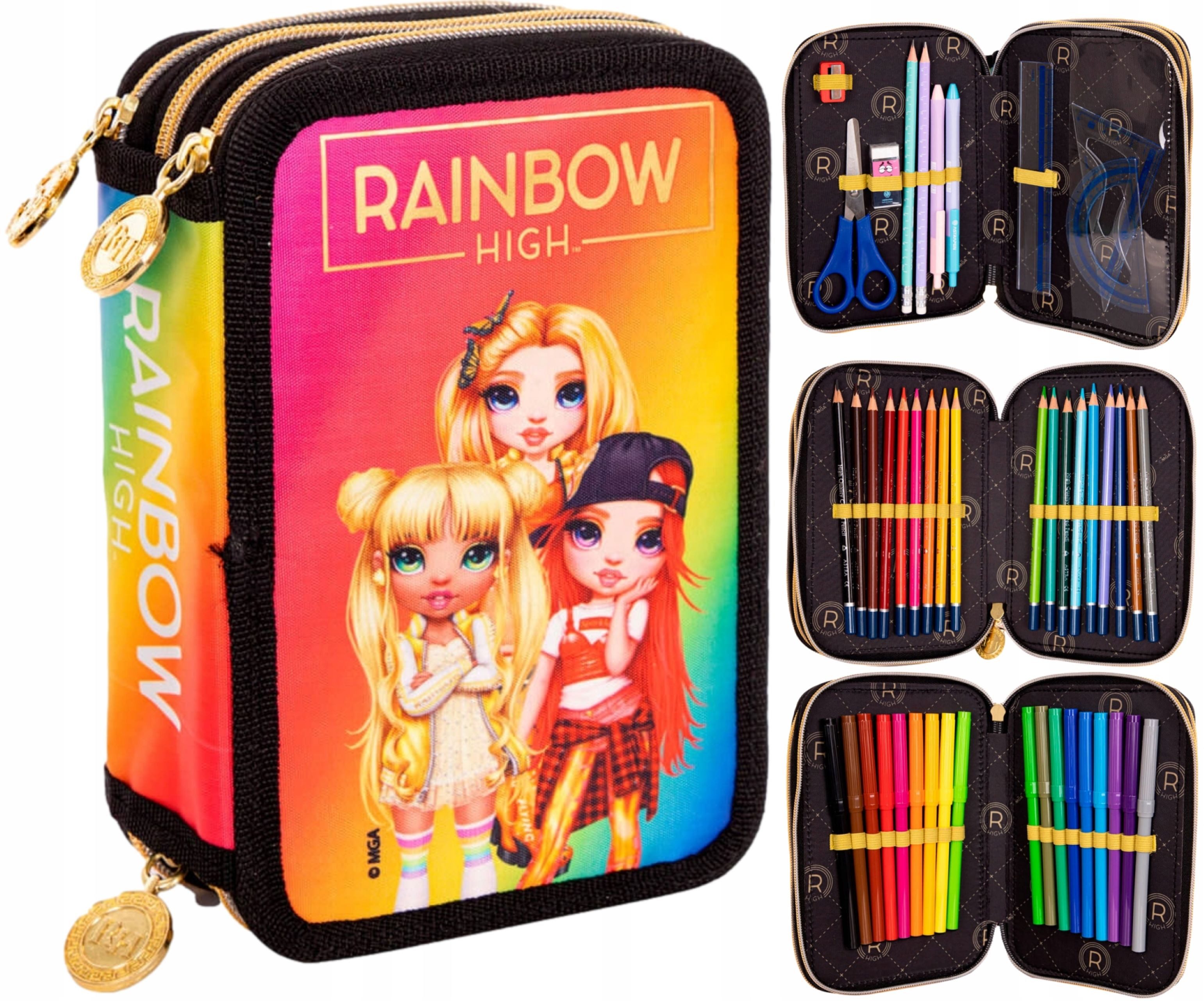 ASTRA Federmäppchen Das Rainbow High Golden Style Federmäppchen