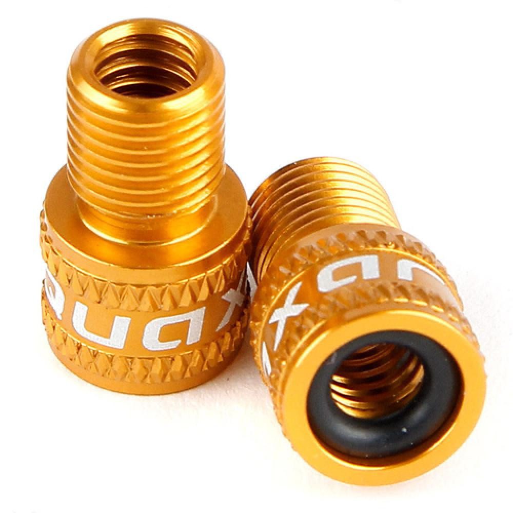 Fasi Fahrradpumpe Fasi, Ventiladapter gold, von SV auf AV, Paar, 506110015