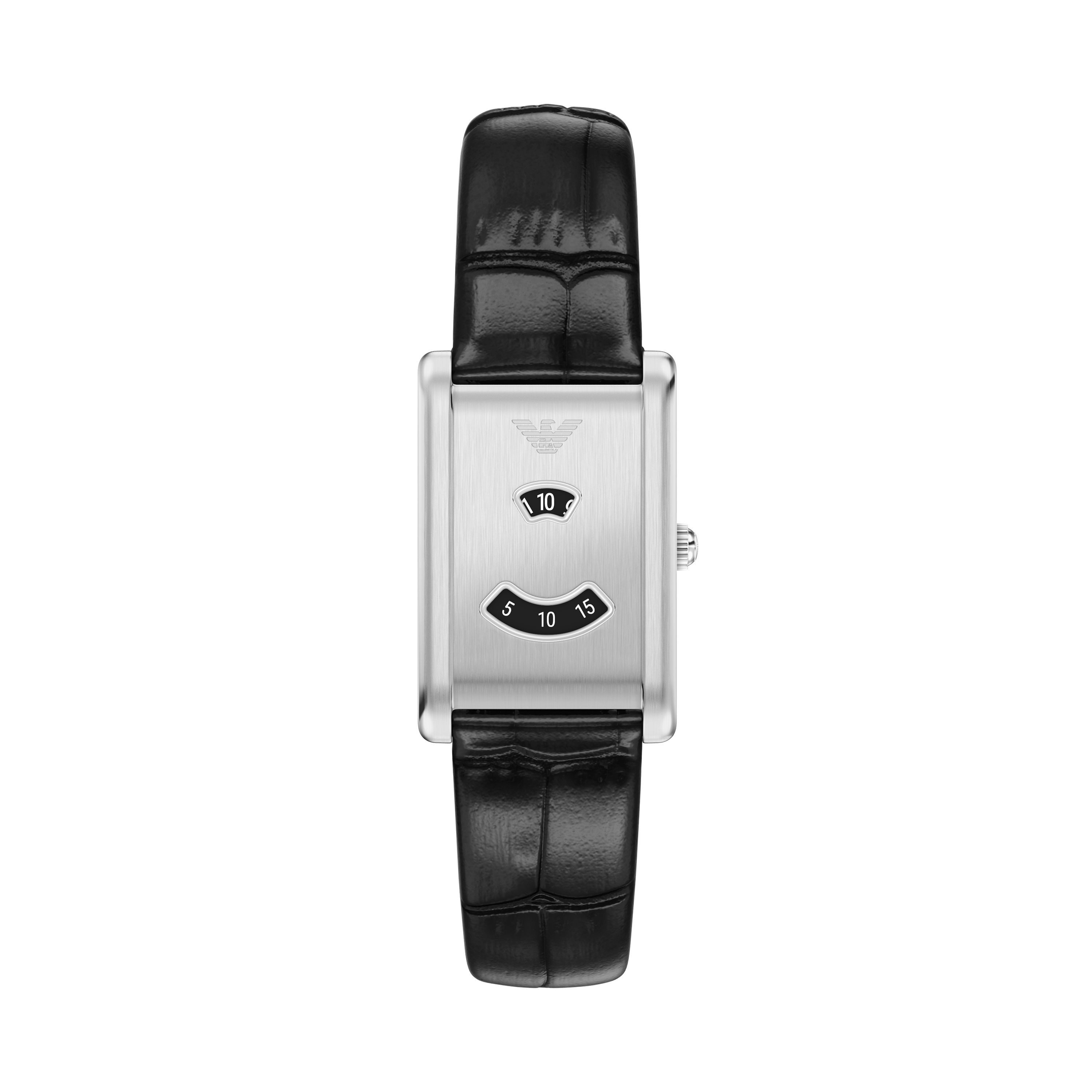 Emporio Armani Quarzuhr AR11816, Armbanduhr, Lederarmband, analog