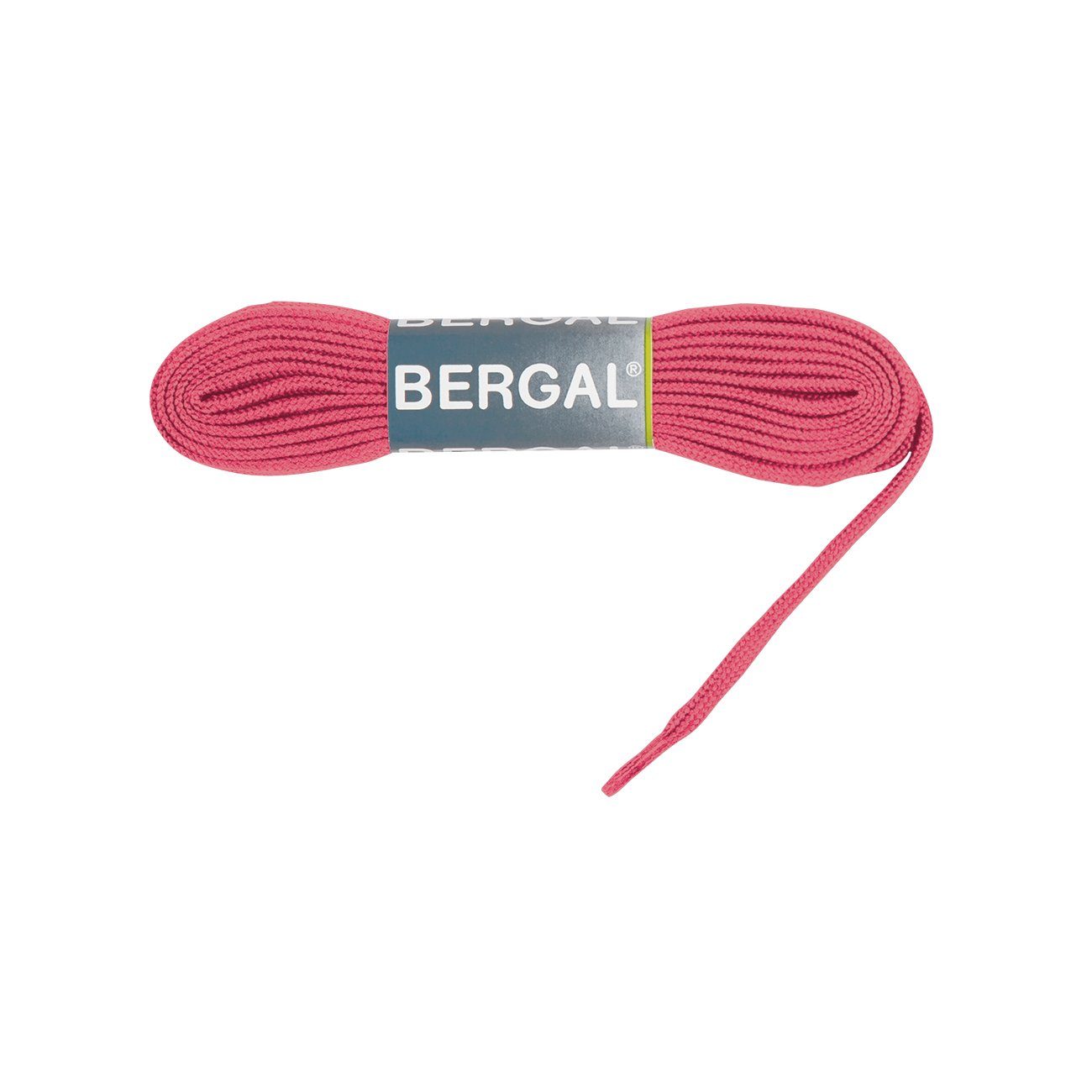 Bergal Schnürsenkel Sneaker Laces - Flach - 10 mm Breit Neonpink