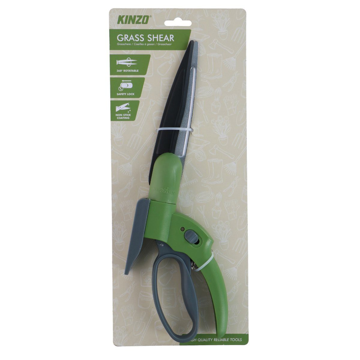 Kinzo Grasschere Kinzo Grasschere 360° Drehbar