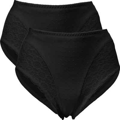 COMAZO Slip Damen-Formslip 2er-Pack Uni