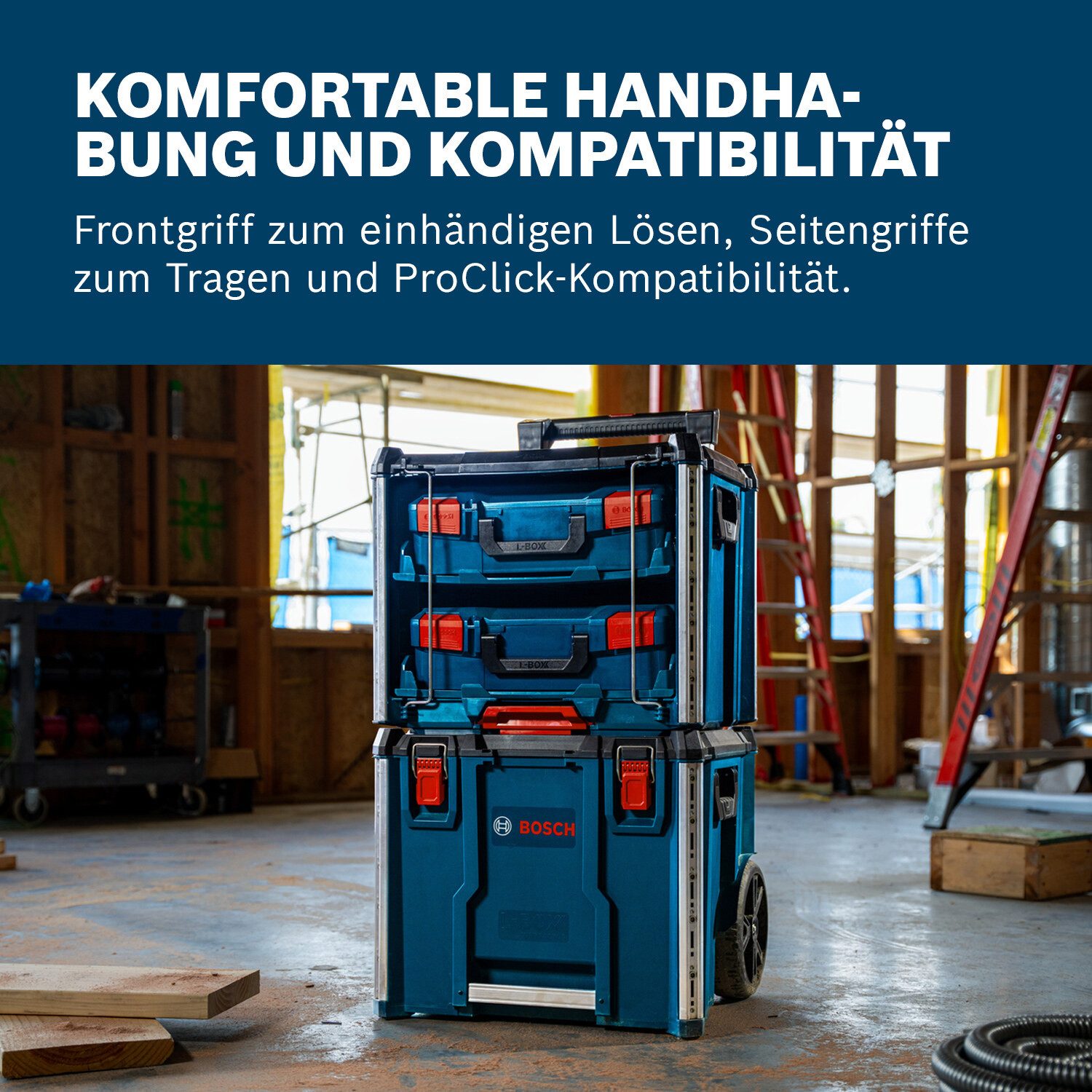 BOSCH Werkzeugkoffer, Koffersystem L-BOXX Contractor 322