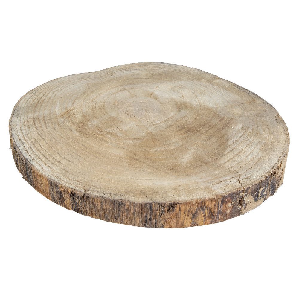 MICA Декоративная тарелка Deko-Holzscheibe - ca. 35 x 30 cm