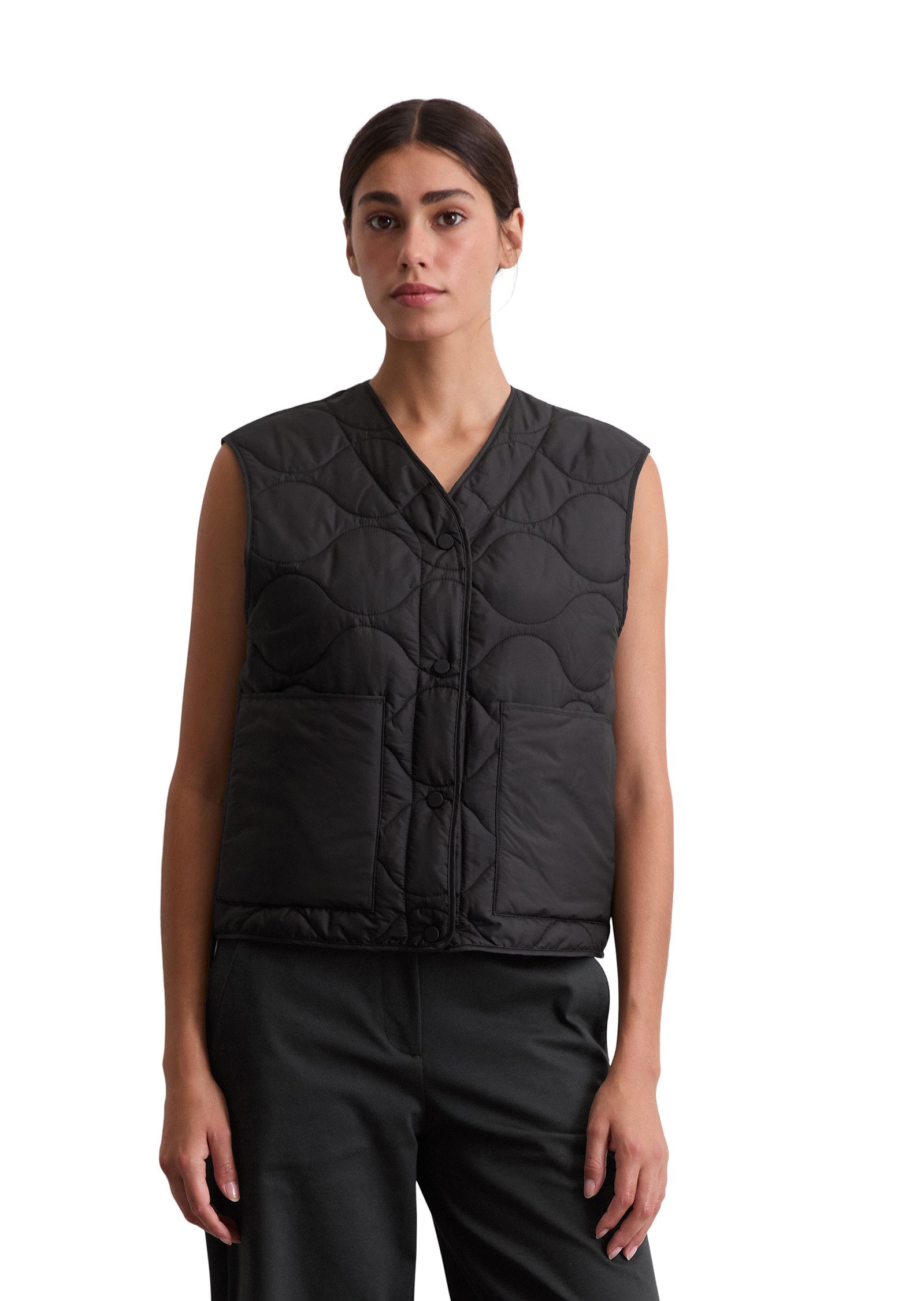 Marc O'Polo Steppweste aus recyceltem Polyester