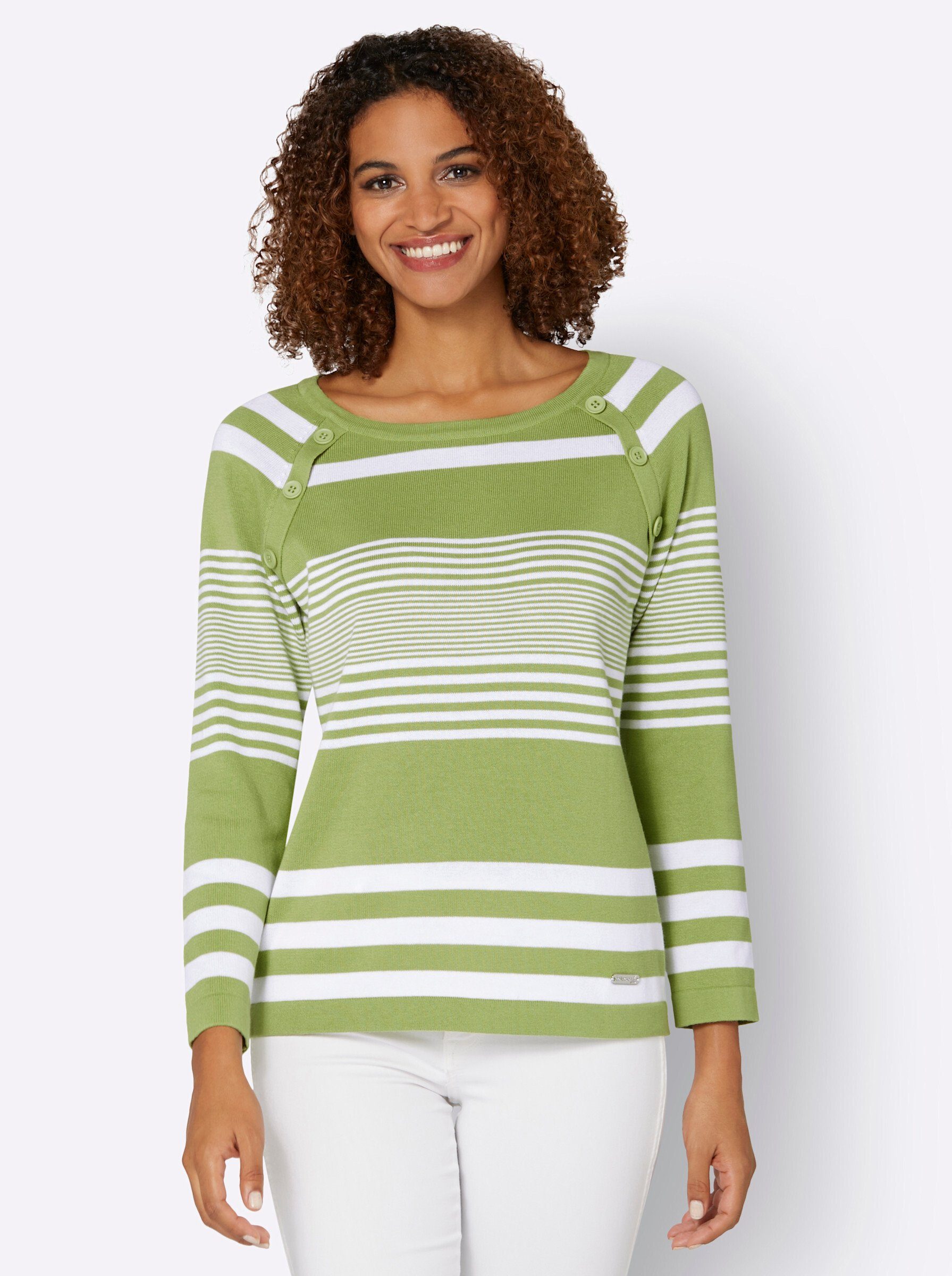 Witt Strickpullover Streifenpullover günstig online kaufen