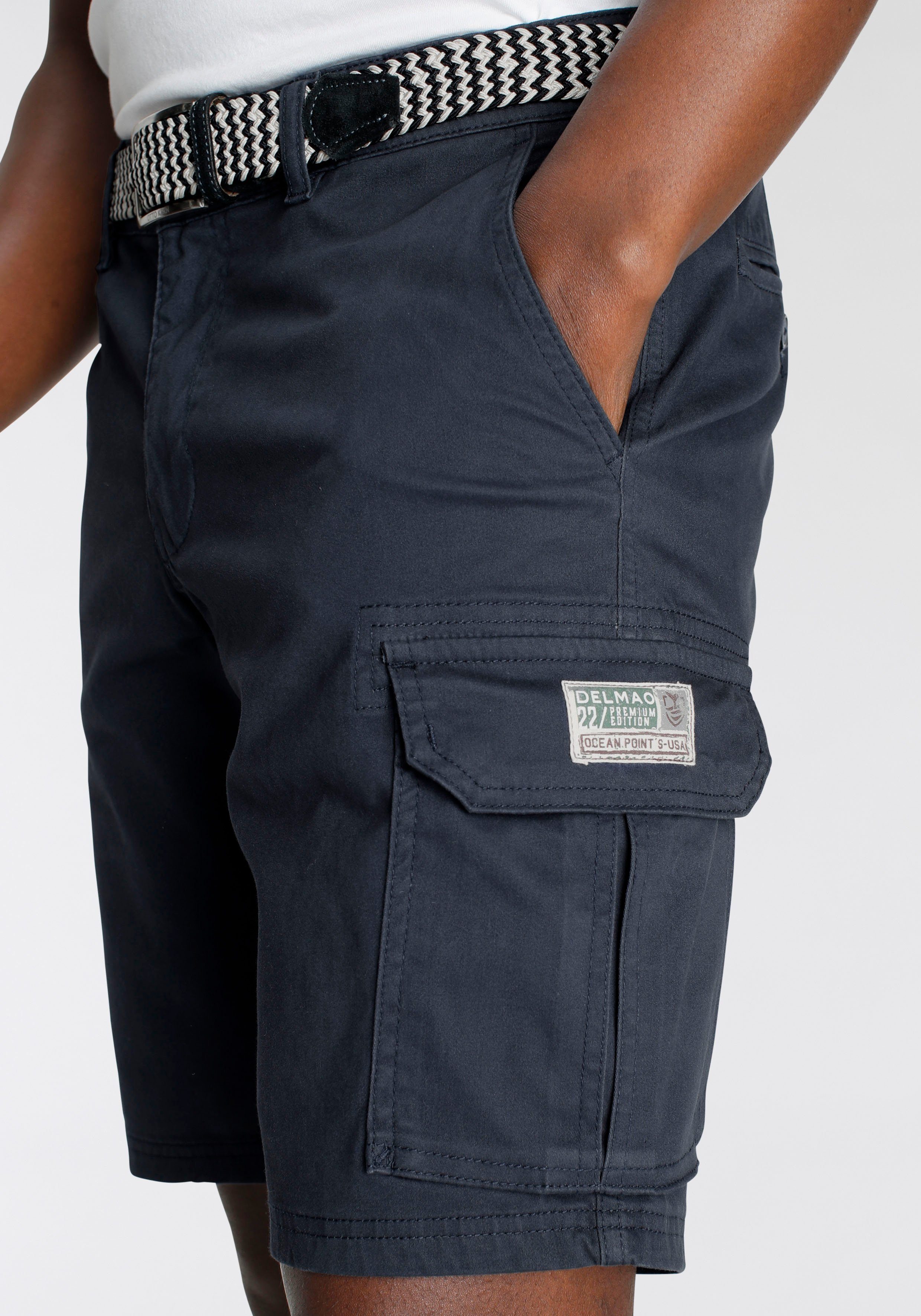 DELMAO Cargoshorts mit Details