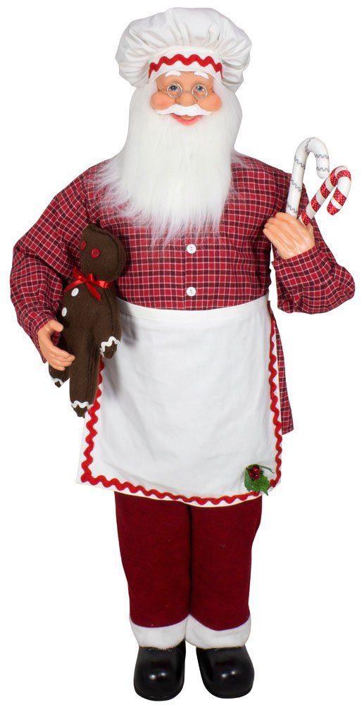 Weihnachtsmann XXL "Koch" Dekofigur 120cm