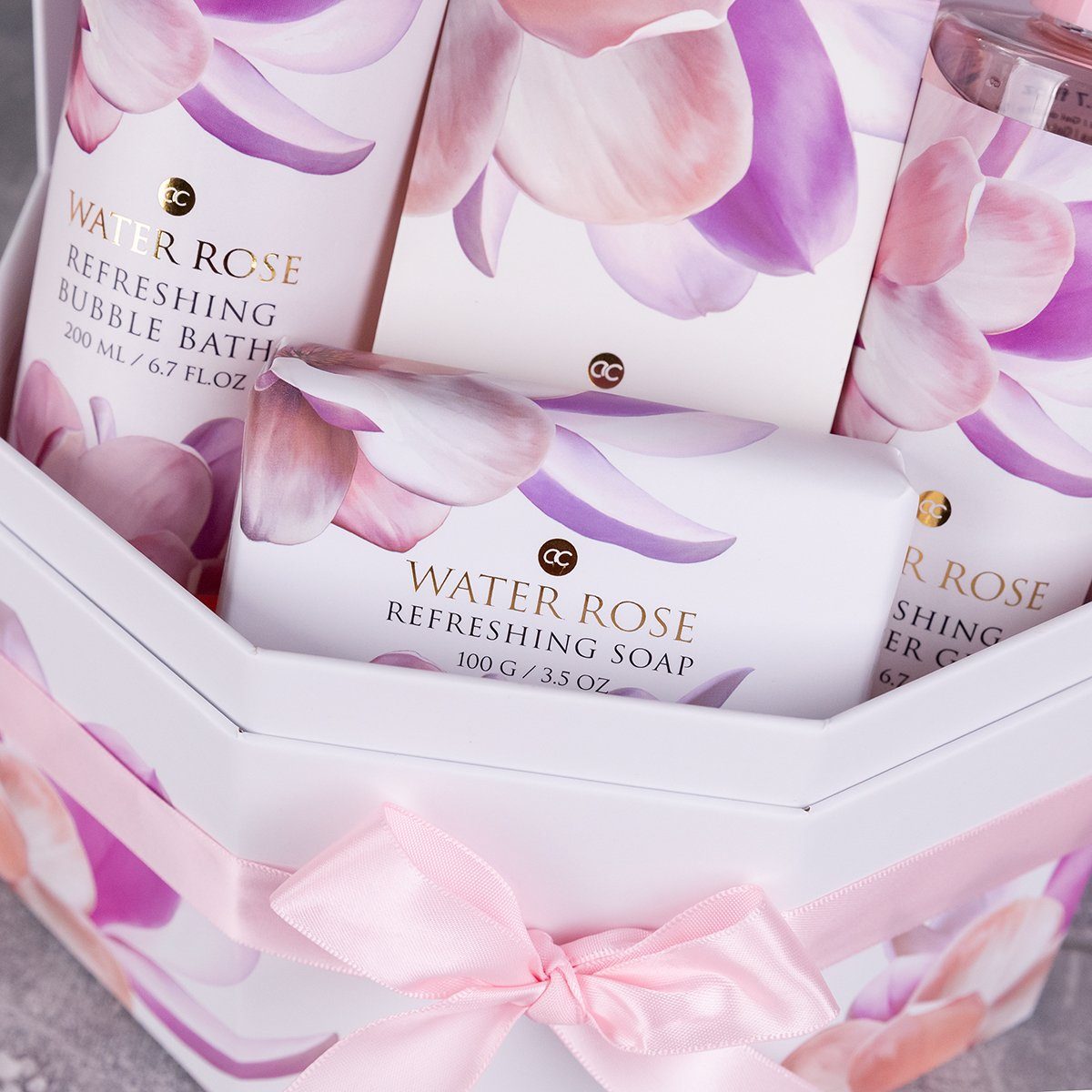 tierversuchsfrei Geschenkbox, Rose" ACCENTRA dekorativer Pflege-Geschenkset für "Water Frauen Geschenkset in 4-tlg.,