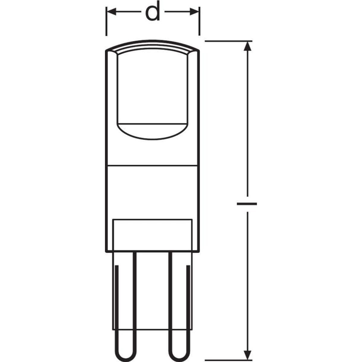 Osram LED-Leuchtmittel OSRAM LED Pin Lampe mit G9 Sockel, Kaltweiss (4000K), 12V-Niedervoltla, 1 St., OSRAM LED Pin Lampe mit G9 Sockel, Kaltweiss (4000K), 12V-Niedervoltla