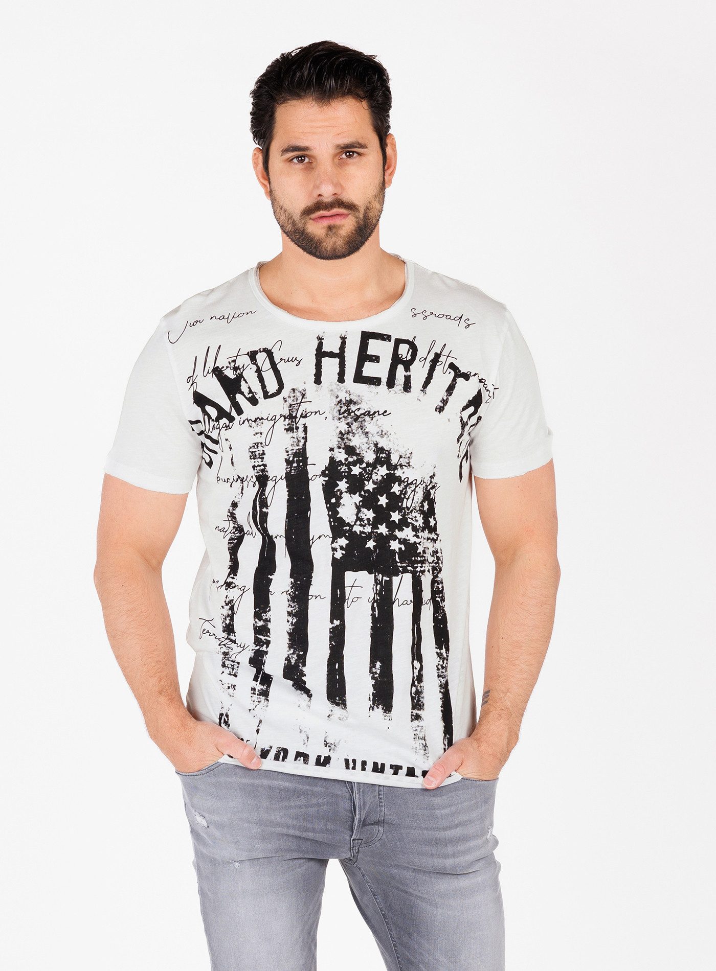 KEY LARGO Mt Mind Round T-Shirt Uomo