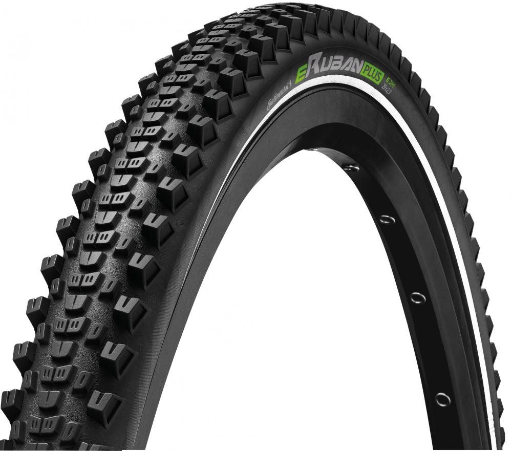 CONTINENTAL Fahrradreifen Continental Reifen e-Ruban Plus 27,5x2.30" 58-584 schwarz Reflex E-50