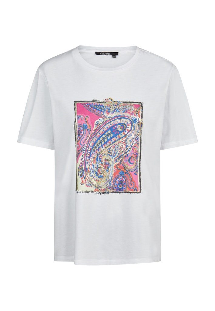 MARC AUREL T-Shirt Plazierter Paisleyprint