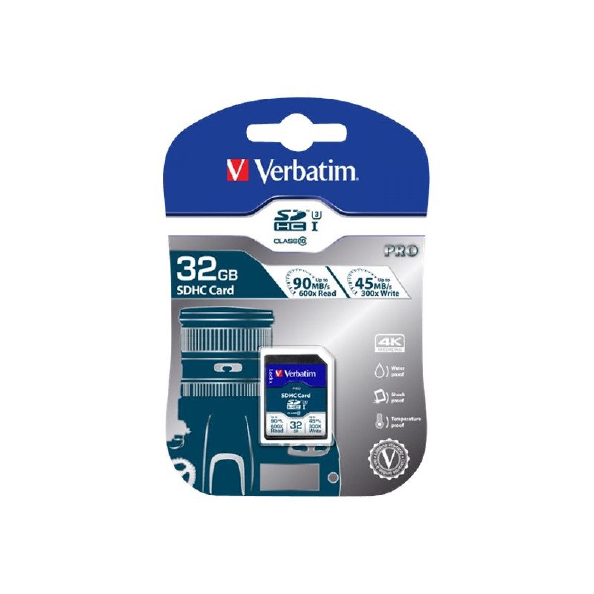 Verbatim Pro U3 SDHC Speicherkarte Speicherkarte