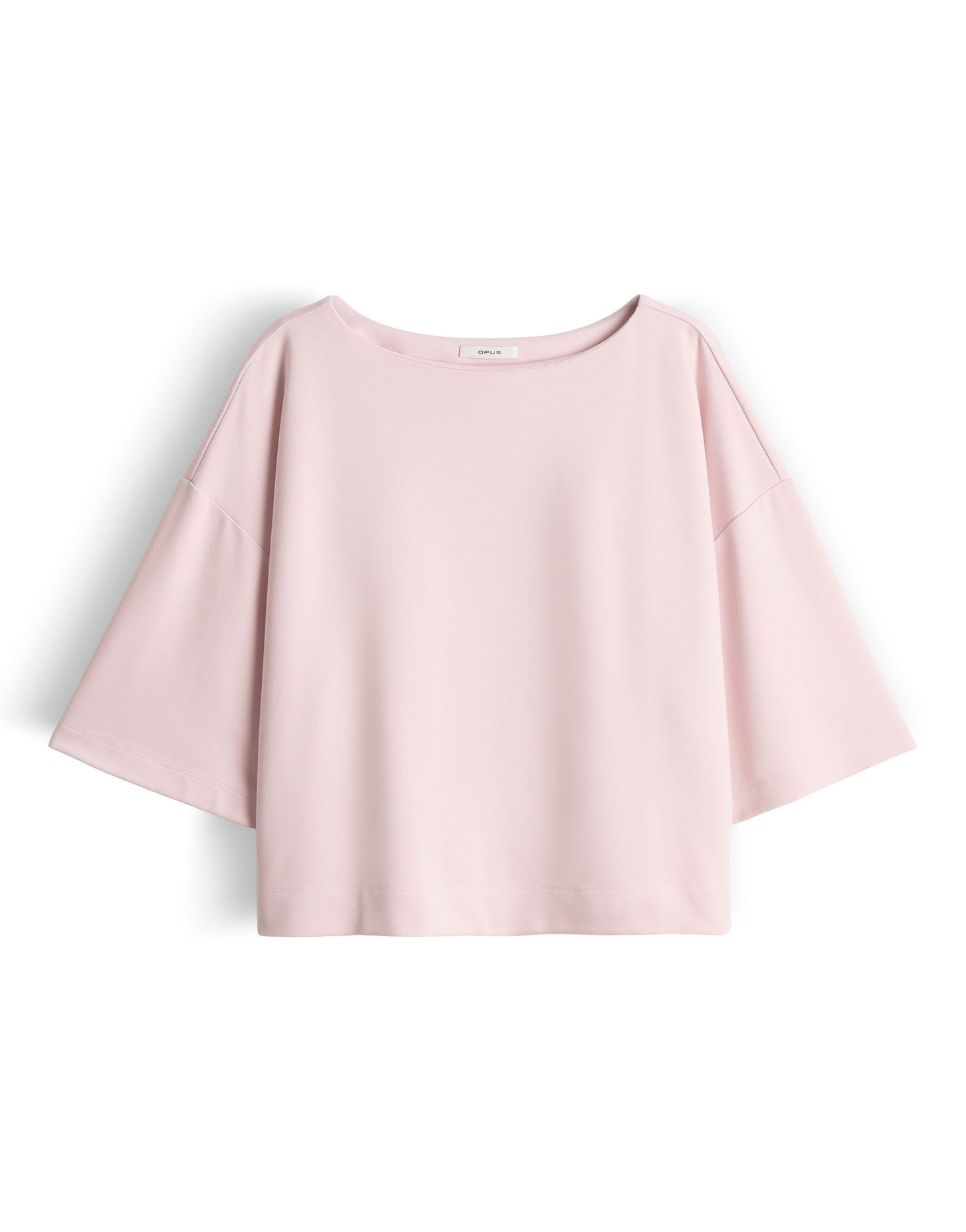 OPUS Kurzarmshirt Boxy Jerseyshirt aus Viskose Mix Weite Passform, Pull-on, Kurzarm