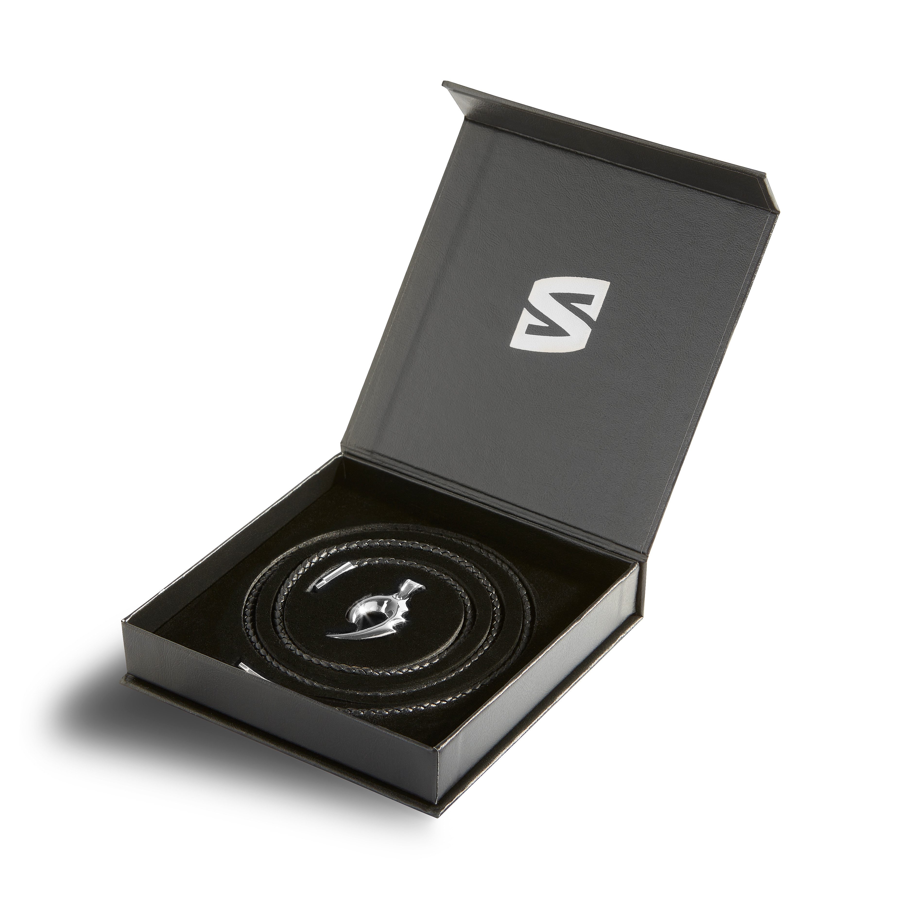 SERASAR Lederband Lederhalskette mit Edelstahlanhänger "Flame" günstig online kaufen