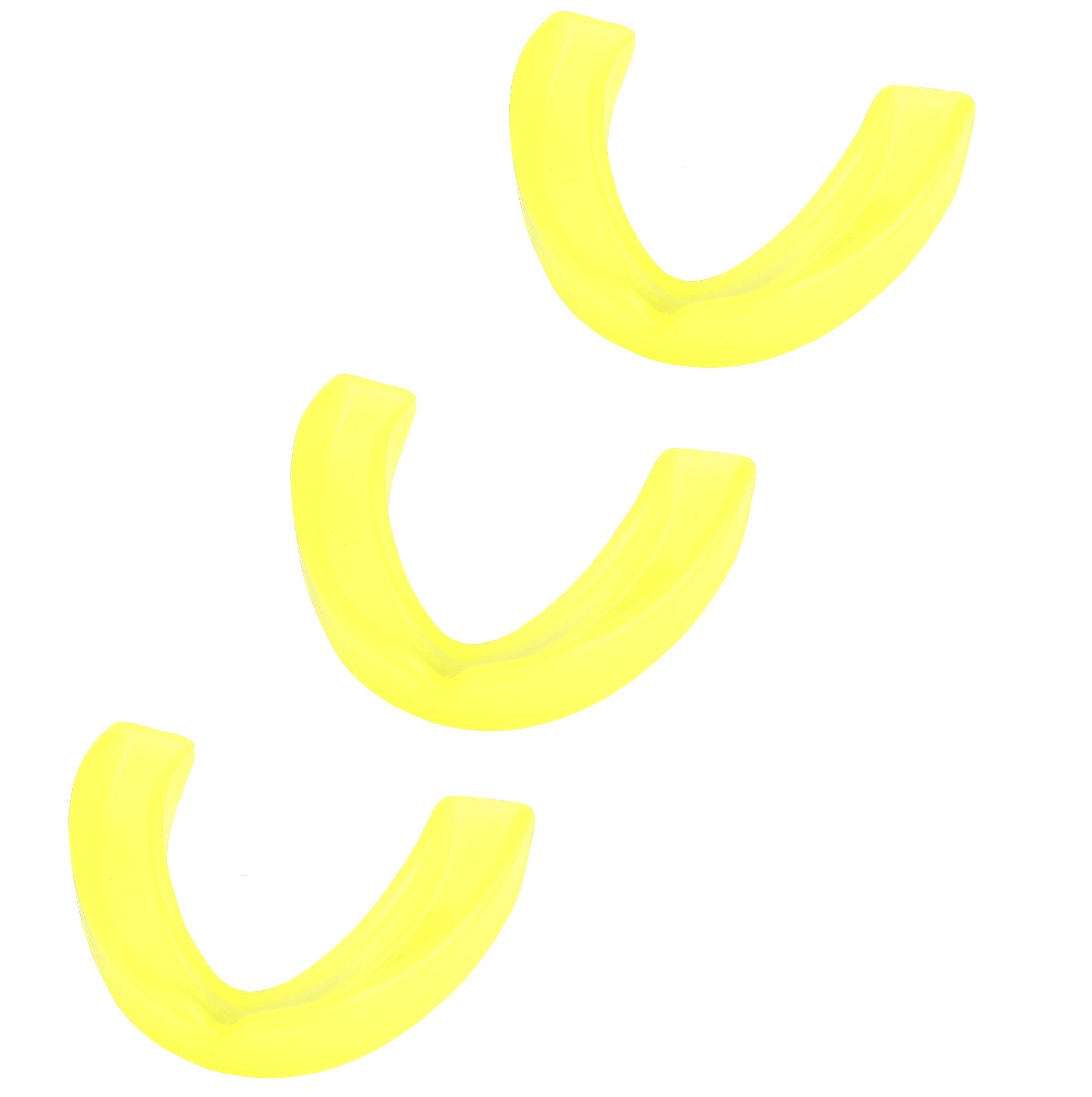 BAY-Sports Zahnschutz 3x Spar Set Zahnschützer Mundschutz BUNT Kinder, Kids bis 12 Jahre