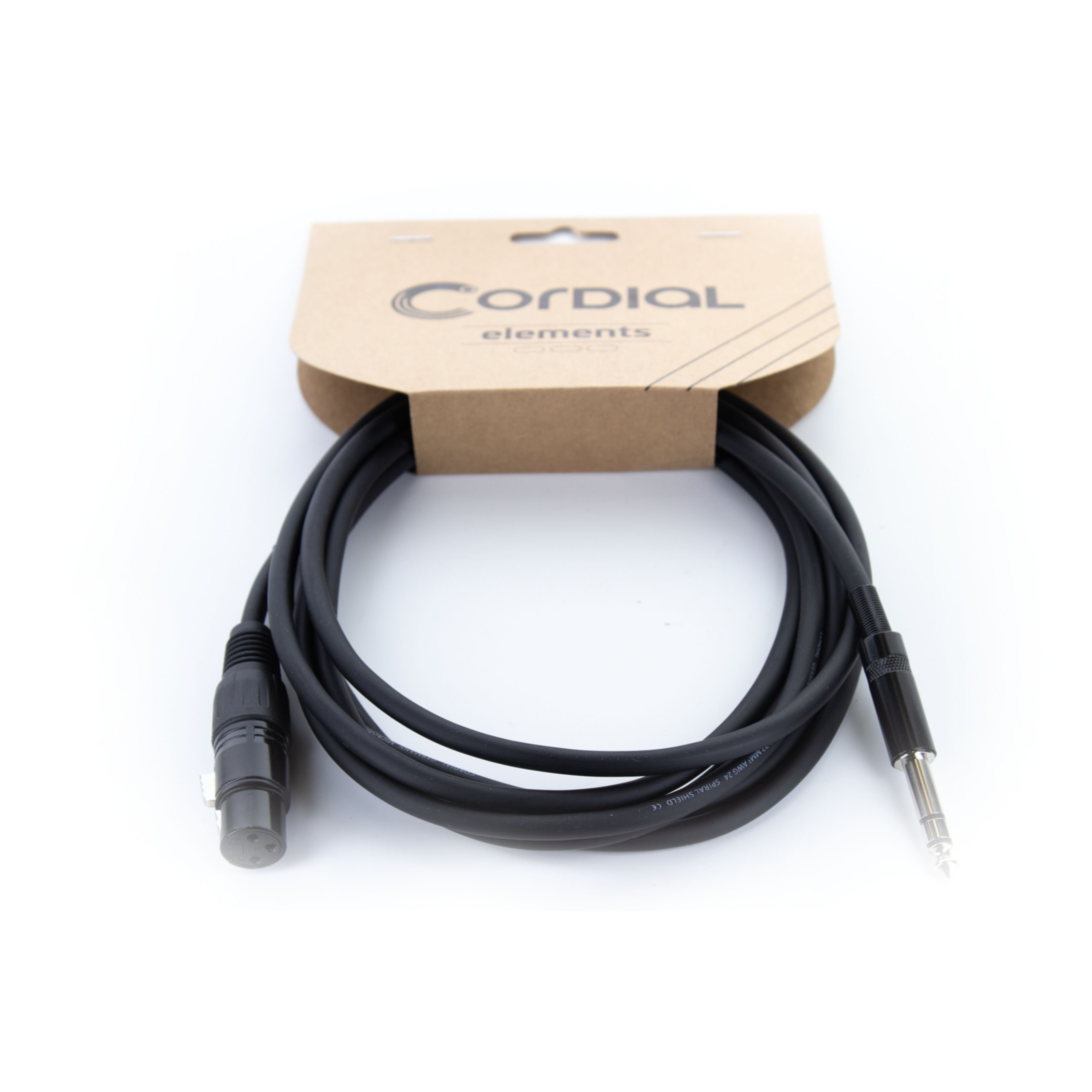 Cordial Audio-Kabel, EM 0.5 FV Mikrofonkabel 0,5 m - Mikrofonkabel