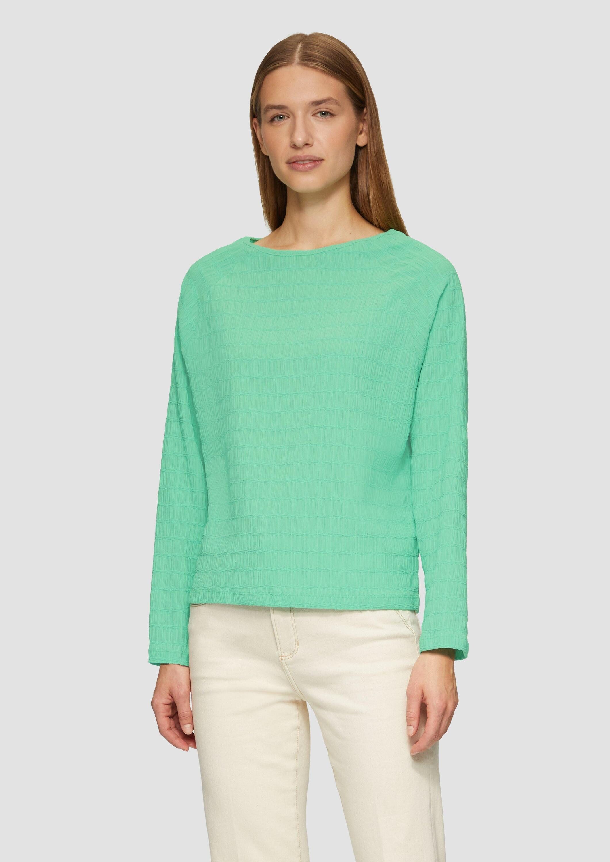 s.Oliver Langarmshirt T-Shirt (1-tlg)