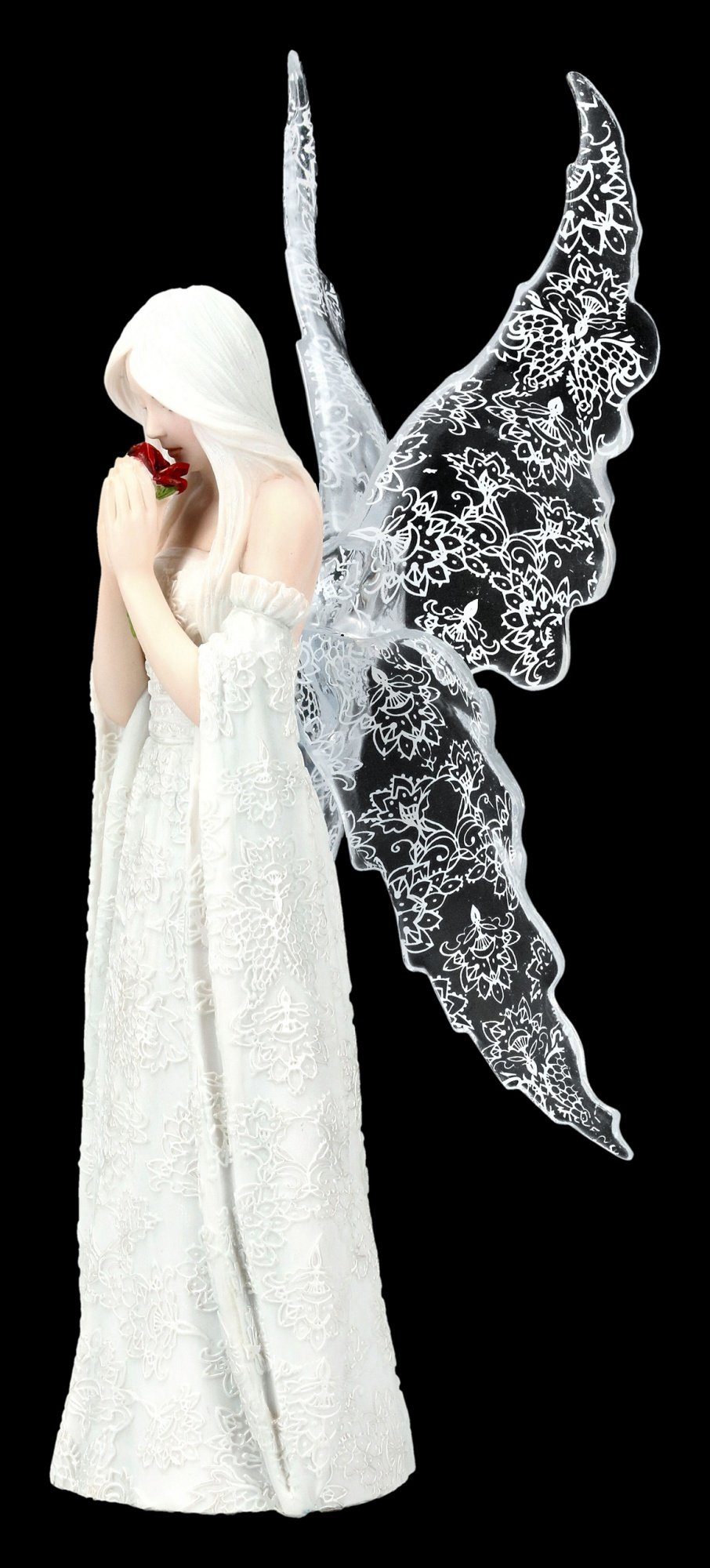 Figuren Shop GmbH Dekofigur Anne Stokes Figur - Only Love Remains - Gothic Engel Fantasy Dekofigur