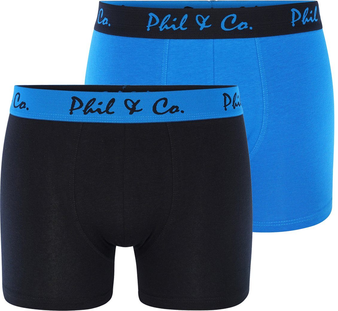 Phil (Schwarz/Blau) Co. & Retro 'Jersey' 2-Pack Retropants Pants
