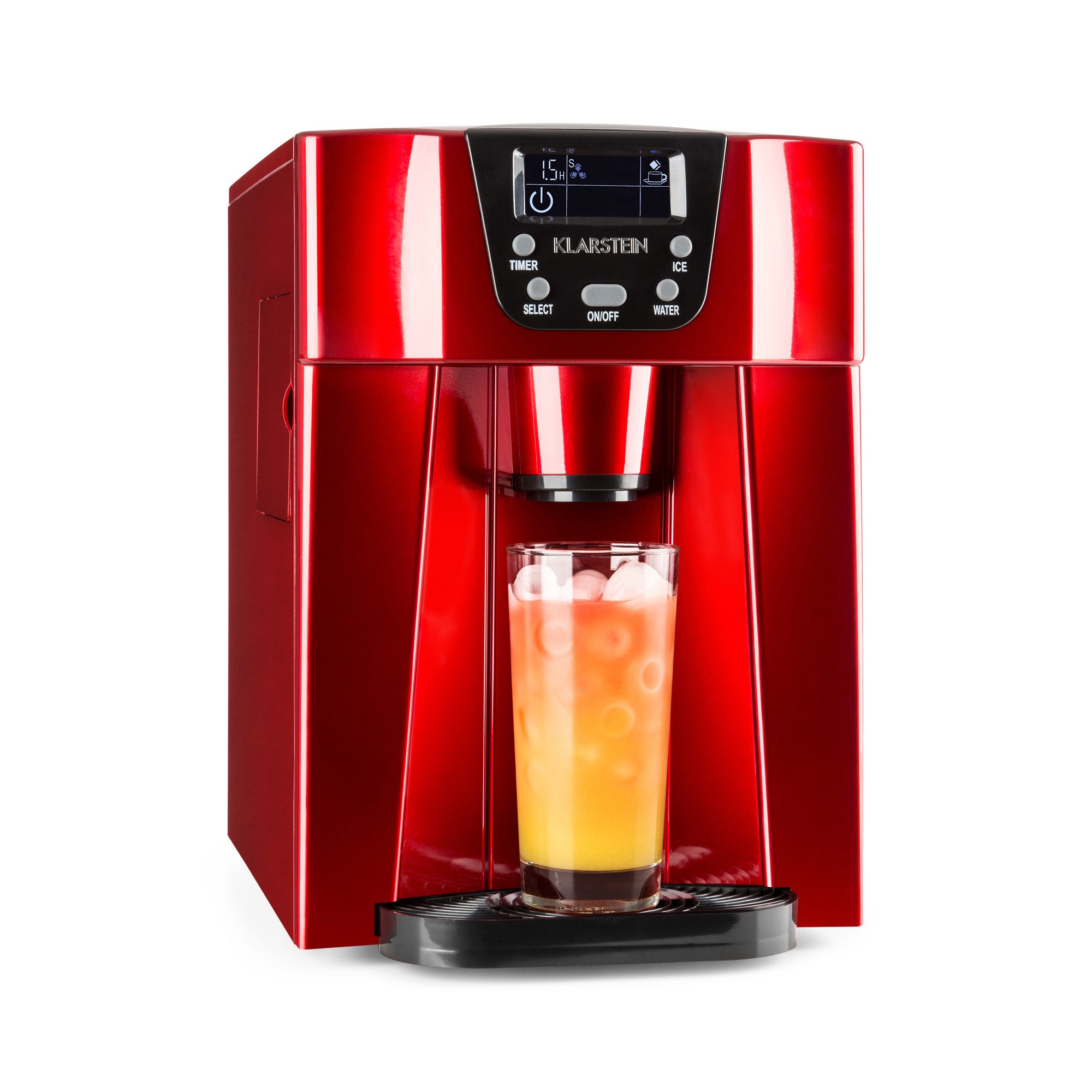 Klarstein Eiswürfelmaschine Ice Volcano 2G Eiswürfelbereiter, Eiswürfelmaschine Eiswürfelbereiter Ice Cube Maker Eiswürfel Automat
