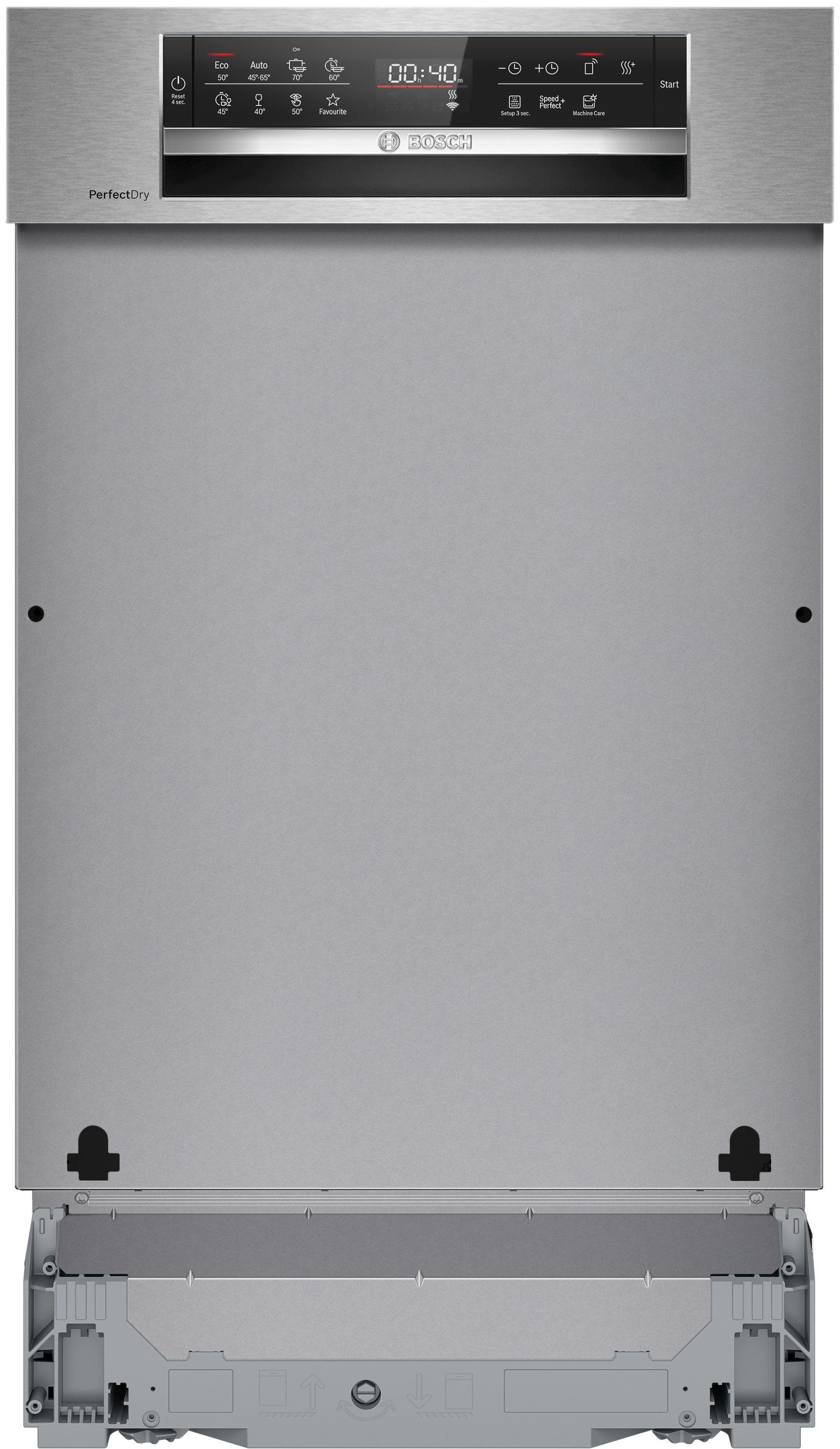 BOSCH teilintegrierbarer Geschirrspüler Serie 6 SPI6ZMS29E, 10 Maßgedecke, Mit 3-fach Rack Matic & 2 Sprüharme im Oberkorb