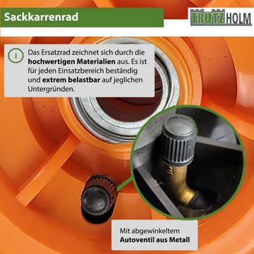 TRUTZHOLM Sackkarren-Rad 2x Sackkarrenrad 260x85 mm 3.00-4 Bollerwagenrad, Luftrad, Ersatzrad