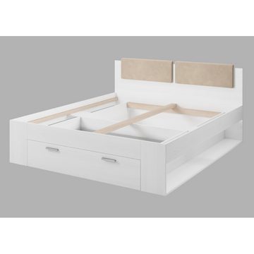 Lomadox Schlafzimmer-Set GRAZ-83, (Spar-Set, 4-St), Abisko Eiche Nb. 394/94/205 cm